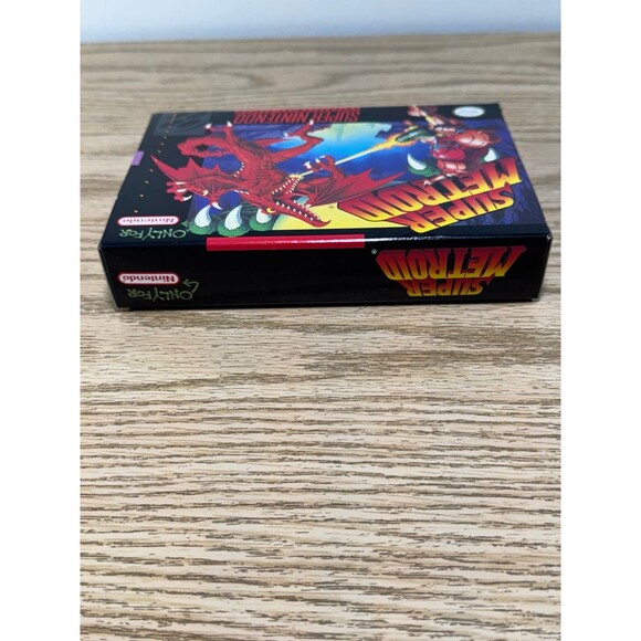 Super Metroid (SNES Super Nintendo 1994) Box Only READ - Picture 3 of 12